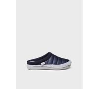 Zapatilla tipo zueco para mujer en tejido acolchado y fieltro | MORA-TK 39 MARINO