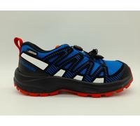 ZAPATILLA TRAIL RUNNING NIÑO SALOMON XA PRO V8 CSWP J NEGRO-AZUL 34