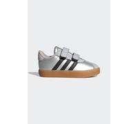 adidas Unisex bebé VL Court 3.0 Shoes Infants, Silver Met./Core Black/LGH Solid Grey, 23 EU