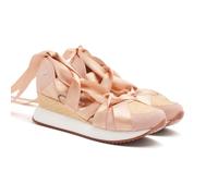 Zapatillas Abiertas Piel CUÑA Rafia CORNVILLE