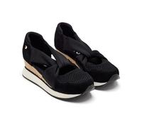 Zapatillas Abiertas Piel CUÑA Rafia Darlington