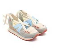 Zapatillas Abiertas Piel CUÑA Rafia HINESBURG