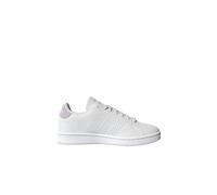 Zapatillas adidas Advantage De Cuero Blanco Nube Y Rosa Aero - Zapatillas Mujer MKP