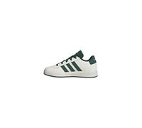 adidas Grand Court Lifestyle Tennis Lace-up Shoes, Zapatos Unisex niños, Blanquecino Collegiate Green Core Black, 37.5 EU