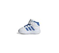 Zapatillas adidas grand court mid infantil blanco/azul 23