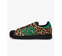 Zapatillas adidas Women's Superstar II Beige Tostado - Animal Print