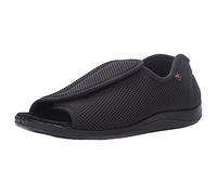 Zapatillas Ajustables para Hombres Y Mujeres Zapatos para Diabéticos con Pies Hinchados Extra Anchos Transpirables Antideslizantes De Gran Tamaño,Negro,49 EU