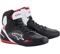 Zapatillas Alpinestars Faster-3 Rideknit Negro-blanco-rojo 8 (EU 40.5)
