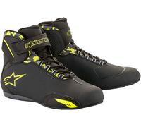Zapatillas Alpinestars Sektor Waterproof Negro-gris-amarillo fluor 6 (EU 38)