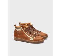 Zapatillas altas de piel Lanzarote Mujer Talla 38. Color Marron