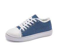 Zapatillas altas Mujer Rojo Moda Primavera Otoño Europeo Transpirable Cordones Altos Grandes Tallas Suela Plana Confort Ciudad Casual Basket Mujer Chic, Azul73, 35 EU