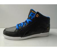 Zapatillas Altas Reebok Negras/Azules Para Niños Lace Up V46507