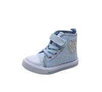 Zapatillas antideslizantes para niñas, diseño de arcoíris, suela suave, estampado floral, correa de ligera, para caminar todos los días, para gimnasio, zapatos planos, Blue, 22 EU