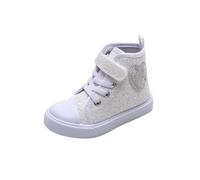 Zapatillas antideslizantes para niñas, diseño de arcoíris, suela suave, estampado floral, correa de ligera, para caminar todos los días, para gimnasio, zapatos planos, White, 24 EU