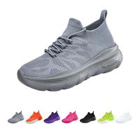 Zapatillas antideslizantes planas para correr, ligeras, para mujer, tenis, fitness, jogging, zapatillas de deporte, cómodas, para correr en la calle, para mujer, transpirables, para caminar y para el