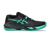 Zapatillas de tenis tierra batida hombre - Gel Resolution X negro verde 46