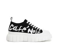 Zapatillas Atadas De Tela Con Logotipo Lateral