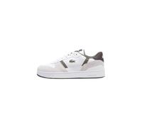 Zapatillas bajas lacoste t-clip set v06 wht/dk brw 44.