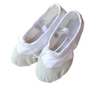 Zapatillas Ballet Niña 1Pair Adult Kid Ballet Shoes Canvas Soft Sole Ballerina Dance Slippers Children Practise Woman Shoe(White,35)