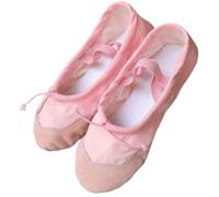 Zapatillas Ballet Niña 1Pair Adult Kid Ballet Shoes Canvas Soft Sole Ballerina Dance Slippers Children Practise Woman Shoe(Pink,37)