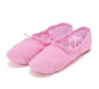 Zapatillas Ballet Niña Ballet Dance Practise Shoes Soft Sole Breathable with Widen Elastic Band Slippers Gear For Kids Women 1 Pair(Pink,40)