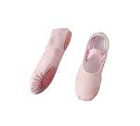 Zapatillas Ballet Niña Ballet Leather Shoes Girl Flat Dance Professional Soft Split-Sole Ballerina Slipper Toddler Boys Yoga Training Shoe(Pink,33)