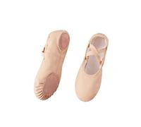 Zapatillas Ballet Niña Ballet Leather Shoes Girl Flat Dance Professional Soft Split-Sole Ballerina Slipper Toddler Boys Yoga Training Shoe(Skin,23)