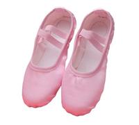 Zapatillas Ballet Niña Ballet Shoes Breathable Satin Canvas Soft Sole Dance Girls Woman Ballerina Yoga Gym(Pink,27)