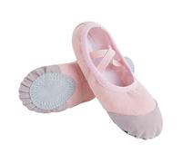 Zapatillas Ballet Niña Ballet Shoes Dance Shoe Canvas Slippers Flats Kids Adult Soft Sole Ballerina Girls Women(Pink,25)