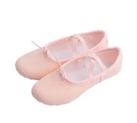 Zapatillas Ballet Niña Ballet Shoes Girls Dance Slippers Sole Divided Gymnastics Yoga Canvas Children Adult Ballerina(Beige,43(25cm))