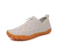 Zapatillas Barefoot, para Correr y Uso Casual, adecuadas para Hombre y Mujer, de diseño Minimalista, Ideales para Correr y Fitness, Transpirables, Antideslizantes y Ligeras Blanco 41 EU