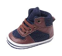 Zapatillas Bebe-NiñOs De Verano Zapatos para NiñOs PequeñOs NiñOs Y NiñAs Zapatos Deportivos Suela Plana Cabeza Redonda Parte Superior Alta con Cordones CóModo Estilo Informal
