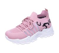 Zapatillas Blancas de Mujer Antideslizantes Malla Transpirable Slip-On Non Slip Ligero Zapatos Cómodos Sneakers Mujer Casual Running Senderismo Ligero Mesh Zapatillas Senderismo Mujer