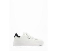 Zapatillas blancas de piel - Pepe Jeans Eaton One, 44