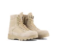 Brandit Botas tácticas Zipper – beige – Talla 40 para hombre