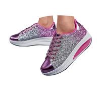 Zapatillas Brillantes Mujer Zapatillas Doradas Zapatos De Fiesta para Bodas Cordones Colores Amarillas Tenis Plataforma Negras Novia Retro Rojas Deportivas Tennis Estrella Burdeos Vestir Botines