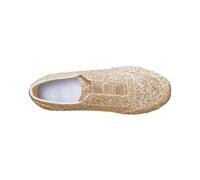 Zapatillas brillantes para mujer, plateadas, con lentejuelas, color negro, sin cordones, zapatillas deportivas con diamantes de imitación, transpirables, informales, para fiestas, para correr, dorado