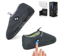 Zapatillas Calefactables, Rtdep Calentadores de Pies con batería de 5V 5000mAh, Calentadores de Pies Avec Commande de commutateur Dual, Calentador de Pies Electrico para Mujeres y Hombres(S)