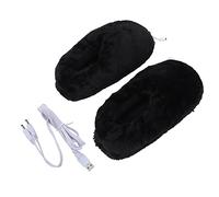 Zapatillas Calefactables, Zapatos Calefactores para Mantener el Calor, Felpa Suave, Antideslizante, Segura para la Piel, Apta para Actividades Al Aire Libre para el Dormitorio del Hogar