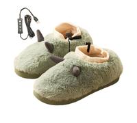 Zapatillas calentadas para Mujer,Zapatillas calentadas Recargables