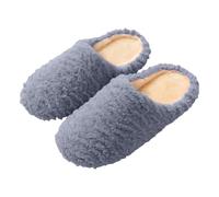 Zapatillas cálidas para mujer de felpa suela silenciosa japonesa par zapatillas