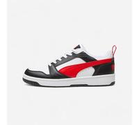 PUMA Rebound V6 Low, Zapatillas Unisex adulto, Puma White For All Time Red Puma Black, 46 EU