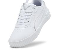 PUMA Zapatillas Carina 2.0 Pop Up Metallics Mujer 37 White Matte Silver Gray Metallic