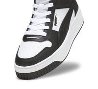 PUMA Tenis Carina Street Mid para Mujer, Blanco y Negro, 36 EU