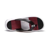 Zapatillas Casa Chanclas Sandalias Zapatillas Mujer Masaje Chanclas Sandalias De Playa Al Aire Libre Zapatos De Cuña Zapatillas A Rayas De Mujer-Black_41