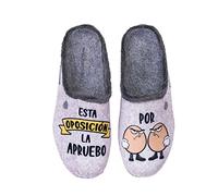 Zapatillas casa, comodas, con Pelo y Originales. Regalo con Expresiones y Frases graciosas.