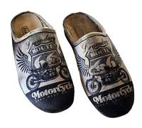 Zapatillas casa hombre cómodas Originales Ruta 66 Motocicleta 41