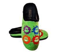 Zapatillas casa Hombre - Dibujo Tortugas N. Fan Art - Fabricación española Calidad 42