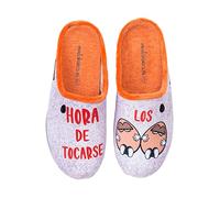 Zapatillas Casa | Hora de Tocarse los …| Pantuflas Cómodas y con Pelo | Regalos Originales con Expresiones Divertidas | Materiales de Calidad | Hechas en España | Suela Antideslizante |Talla 40