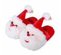 Zapatillas Casa Niña - Pantuflas De Invierno Acogedoras Zapatos De Interior Con Suela Calzado Festivo Para Bebés Botines Suaves Cómodos Y Cálidos Para La Habitación Infantil (Red 28 Little Child)